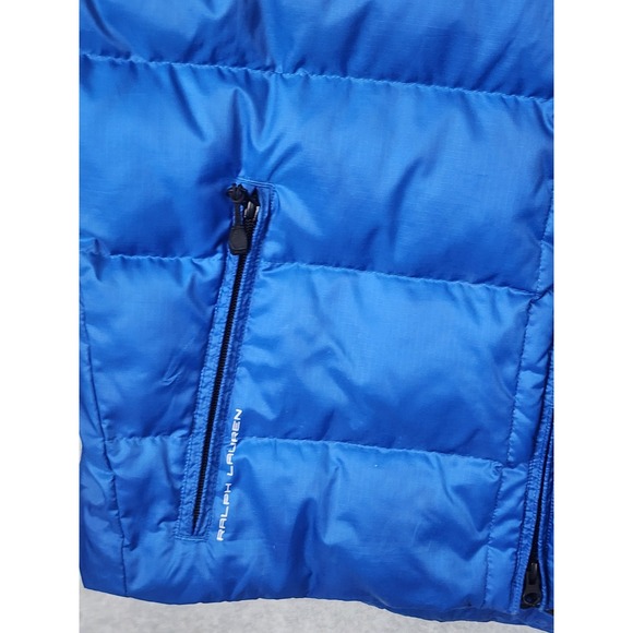 RLX Ralph Lauren‎ Men's XL Down Puffer Vest Golf Full Zip Fishing Casual Blue - Picture 5 of 12